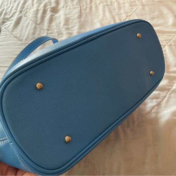 Dooney and Bourke Tote Bag Blue Purse - Picture 8 of 15